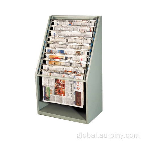 Office Metal Bookshelves 4-tier Creative Modern Luxury Simple Library Metal Book Shelf Factory